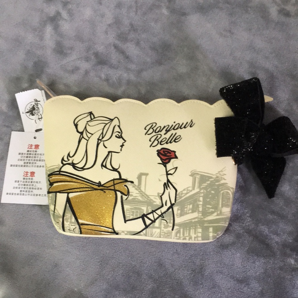 Disney’s Bonjour Belle Beauty And The Beast Case Bag Pouch